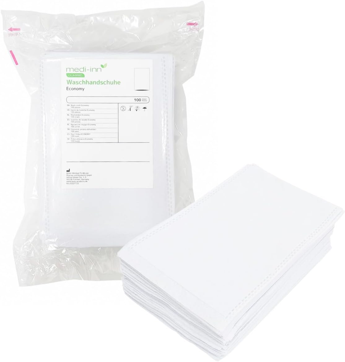 Länge in cm 22 ± 0,5
Breite in cm 15 ± 0,5
Material Polyester-Vliesstoff
Materialstärke 60 g/m²
Farbe Weiß