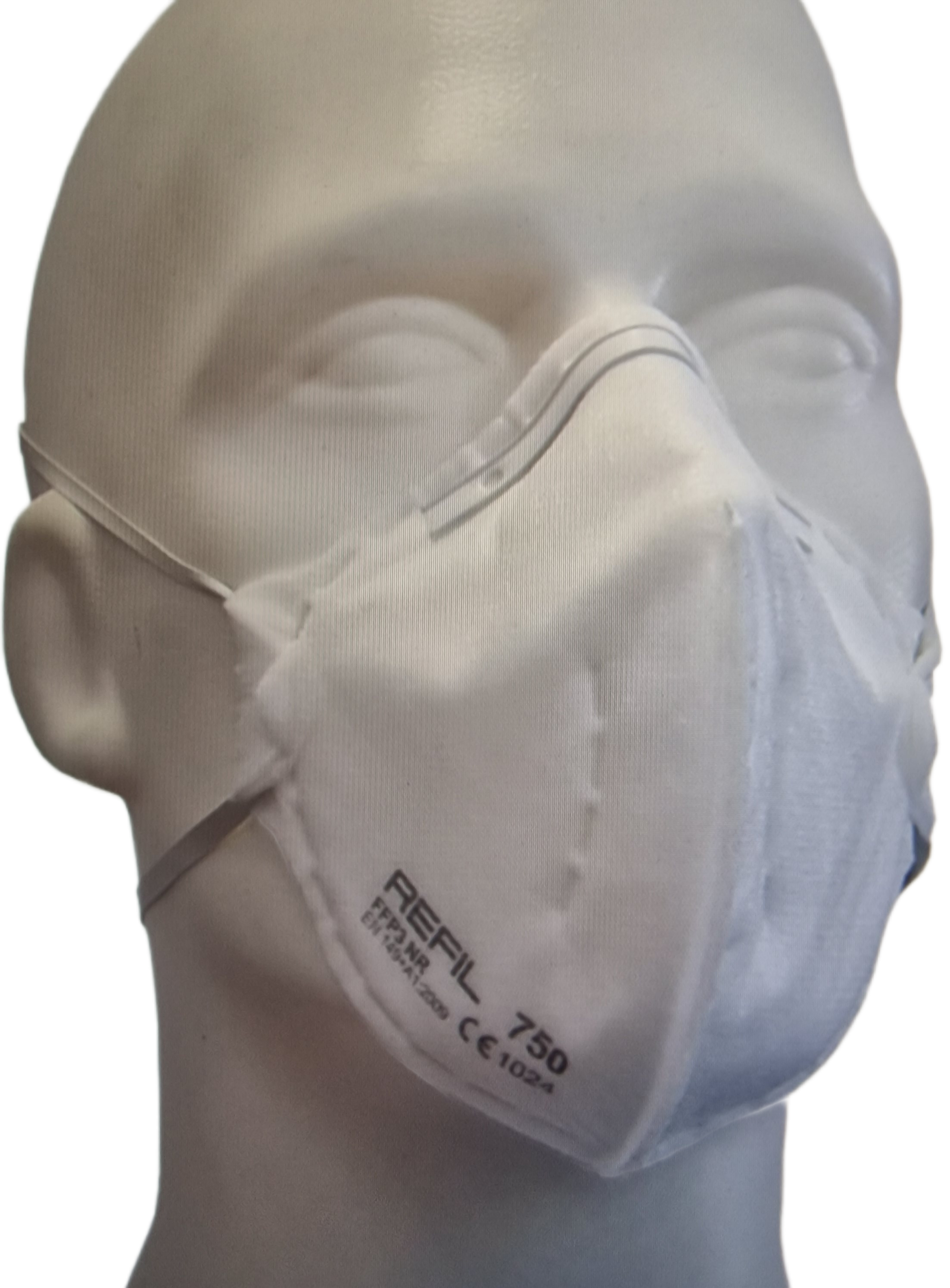 REFIL FFP3 NR D Faltmaske ohne Ventil
einzeln im Folienbeutel
10 Stück/Box
Karton: 10 Boxen
Palette: 28 Kartons
Produktion in Europa

Die Atemschutzmasken bieten einen effektiven Schutz vor gefährlichen Stoffen wie Asbest, Rauch, Staub, Schimmel, Pestiziden und Chemikalien
Die Materialzusammensetzung aus 26% Vliesstoff, 30% Melt-Blown und 44% Polyester gewährleistet eine hohe Filtrationseffizienz von mindestens 99%
Die Atemschutzmasken sind CE1024 & EN149 zertifiziert und erfüllen alle relevanten Normen für Atemschutzmasken
Ermöglicht eine unkomplizierte Handhabung und vermeidet ein Beschlagen von Brillen oder Visieren
Die kompakte Box erleichtert den Transport und die Aufbewahrung der Atemschutzmasken und schützt sie vor Beschädigungen
Die hohe Qualität der Materialien und Verarbeitung sorgt für eine lange Haltbarkeit der Atemschutzmasken
